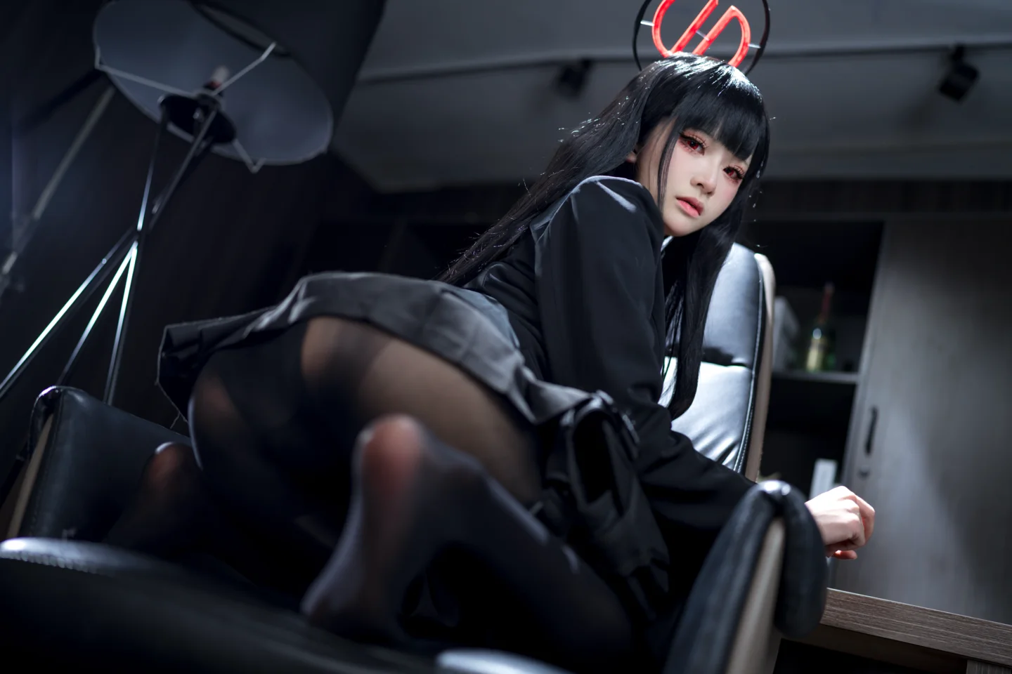 九柒喵 - No.026 蔚蓝档案 调月莉音 [64P-1.4GB] tg@simisebaisi 【丝足阁】045.webp
